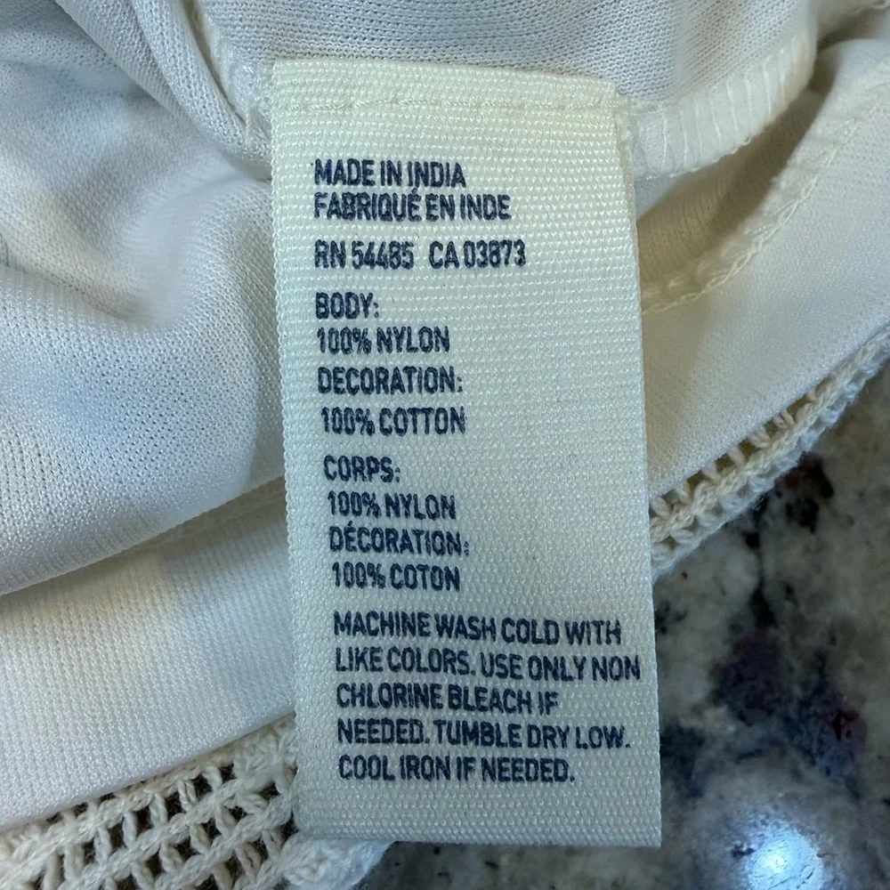 American Eagle Outfitters Cream Lace Mini Dress - Picture 4 of 7